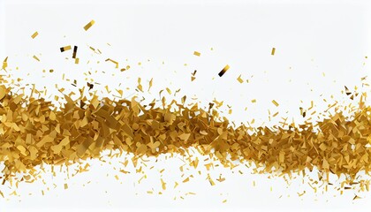 Golden textured confetti background
