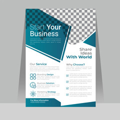 Start your business social media design creative design business flyer design