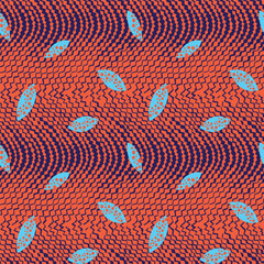Groovy Style 70s, vectors and illustrations with a 1970s style, retro 70's style, psychedelics, vintage Design, Pattern with orange and blue stripes