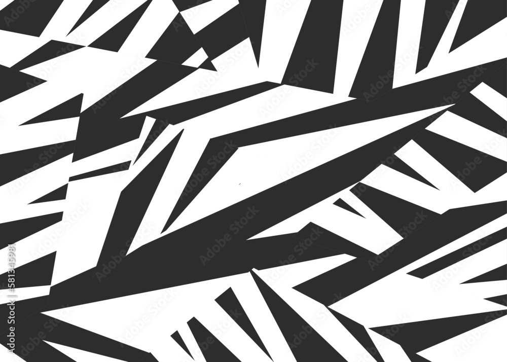 Aufkleber abstract background with irregular stripe and zigzag line pattern. abstract raw and irregular stripe