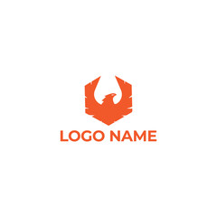 PrintVector eagle logo template design vector, emblem, design concept, creative symbol, icon