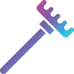 Rake Vector Icon Design Illustration