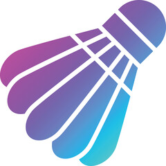 Shuttlecock Vector Icon Design Illustration