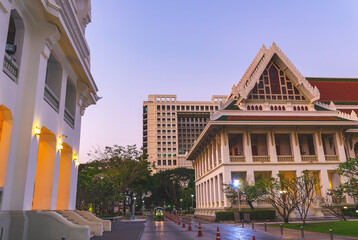 Architecture of Chulalongkorn University in Bangkok, Thailand