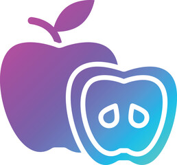 Apple Vector Icon Design Illustration