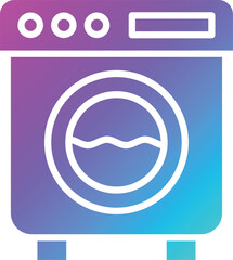 Washing machine Vector Icon Design Illustration