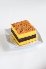 lapis surabaya, spikoek or three layer cake 