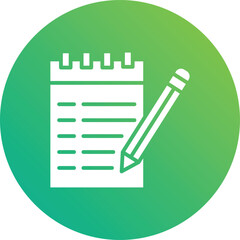 Notes Vector Icon Design Illustration