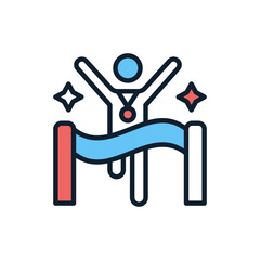 Success icon in vector. illustration