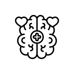 Positive Psychology icon in vector. illustration