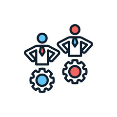 Teamwork icon in vector. illustration