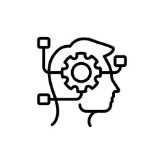 Workflow Thinking icon in vector. illustration