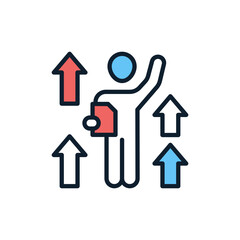 Professional Development icon in vector. illustration