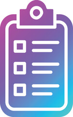 Fototapeta premium Clipboard Vector Icon Design Illustration