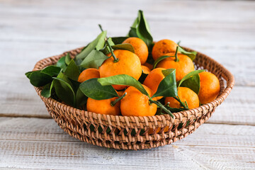 jeruk santang madu or citrus sinensis. often consumed during chinese new year