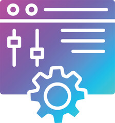 Panel Vector Icon Design Illustration