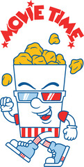 Popcorn Mascot Vector