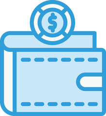 Wallet Vector Icon Design Illustration