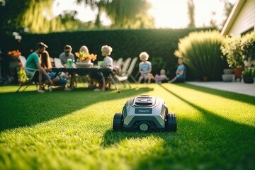 Automated Lawn Care, AI Generated