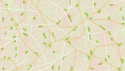 Gps map set navigation to own house. City top view. View from above the map buildings. Detailed view of city. Decorative graphic tourist map. Abstract transportation background. Vector, illustration.