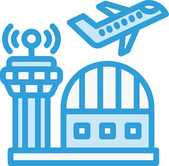 Airport Vector Icon Design Illustration