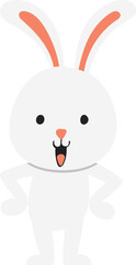 bunny rabbit illustration.