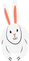 bunny rabbit illustration.