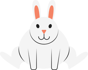bunny rabbit illustration.