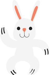 Fototapeta na wymiar bunny rabbit illustration.