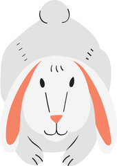 bunny rabbit illustration.