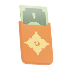 THR eid fitr ramadan money 3D