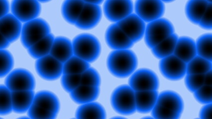 Dark blue cell pattern effect background. 2D layout illustration