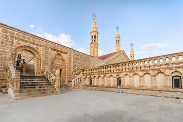 Fototapeta na wymiar Mor Gabriel Syriac Monastery in Midyat Town/Mardin, Turkey