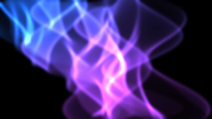 Blue and purple energy flow gradient background. 2D layout illustration