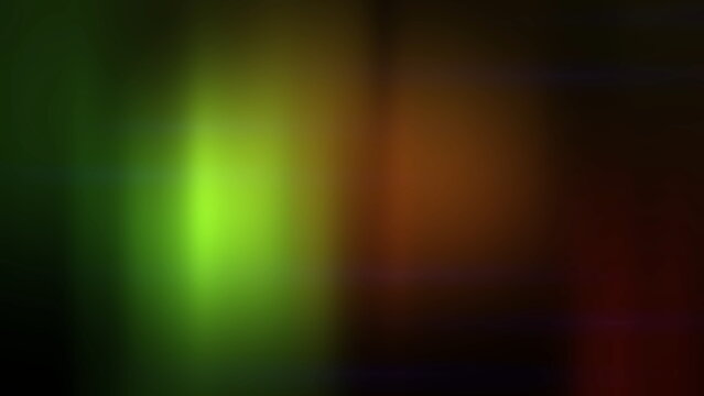 Soft green and yellow aurora background. 2D layout illustration