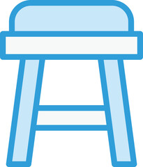 Stool Vector Icon Design Illustration