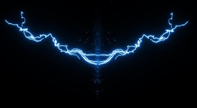 Lightning bolt animation. lightning on a blank background MOV just download and use without removing the background.