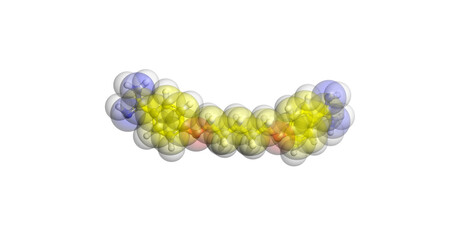 Pentamidine, antifungal agent against HIV-infected patients, 3D molecule 4K