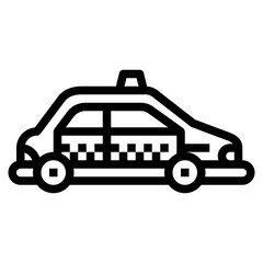 taxi line icon style