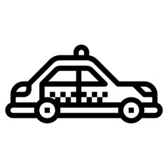 taxi line icon style