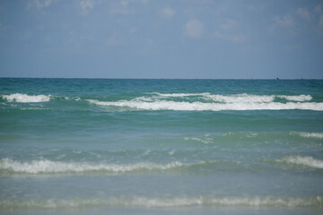 sea scenery in summer thailand