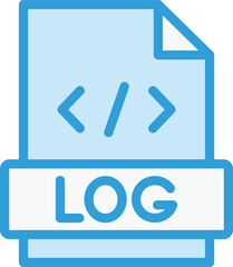 Logs Vector Icon Design Illustration