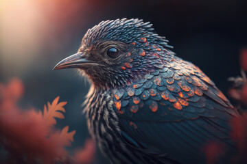 Fototapeta premium bird of paradise created with Generative AI technology