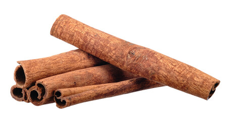 cinnamon isolated on transparent background, PNG image