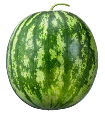  watermelon isolated on transparent background, PNG image