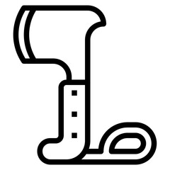 axe line icon style