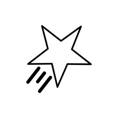 Star icon. Perfect for application, web, logo and presentation template. icon design line style