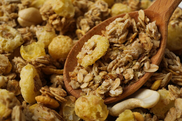 Photo of uncooked food for breakfast - muesli