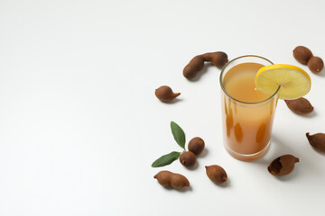 Fresh sweet drink - tamarind juice, tasty drink for refreshing