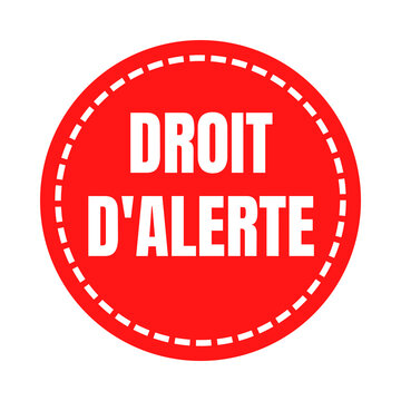 Symbole droit d'alerte en France